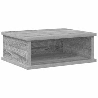 Produktbild för Sängbord Grå Sonoma 40 x 31 x 15 cm Konstruerat trä
