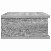Produktbild för Sängbord Grå Sonoma 40 x 31 x 15 cm Konstruerat trä