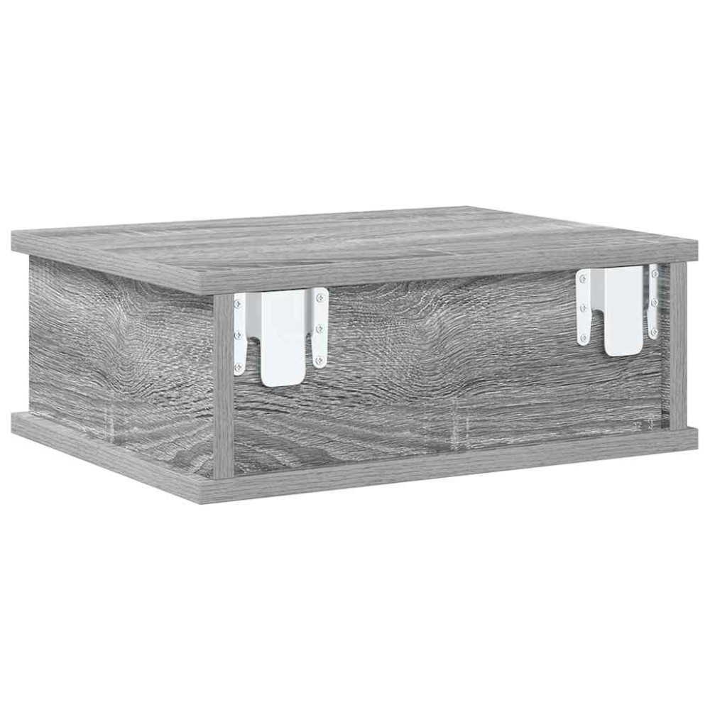 Produktbild för Sängbord Grå Sonoma 40 x 31 x 15 cm Konstruerat trä