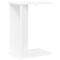 Produktbild för Sidobord Vit 35 x 25 x 50 cm Konstruerat trä