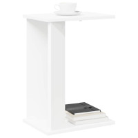 Produktbild för Sidobord Vit 35 x 25 x 50 cm Konstruerat trä