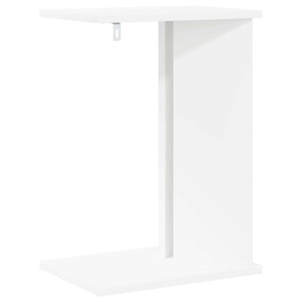 Produktbild för Sidobord Vit 35 x 25 x 50 cm Konstruerat trä