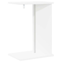 Produktbild för Sidobord Vit 35 x 25 x 50 cm Konstruerat trä