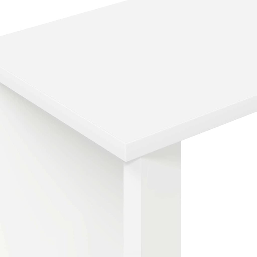 Produktbild för Sidobord Vit 35 x 25 x 50 cm Konstruerat trä