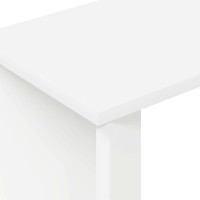 Produktbild för Sidobord Vit 35 x 25 x 50 cm Konstruerat trä