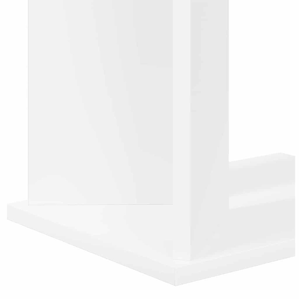 Produktbild för Sidobord Vit 35 x 25 x 50 cm Konstruerat trä