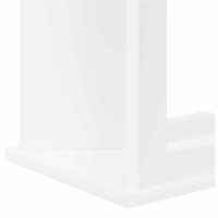 Produktbild för Sidobord Vit 35 x 25 x 50 cm Konstruerat trä