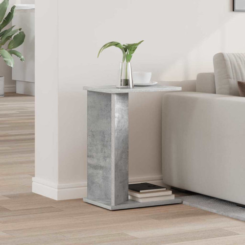 vidaXL Sidobord Betonggrå 35 x 25 x 50 cm Konstruerat trä