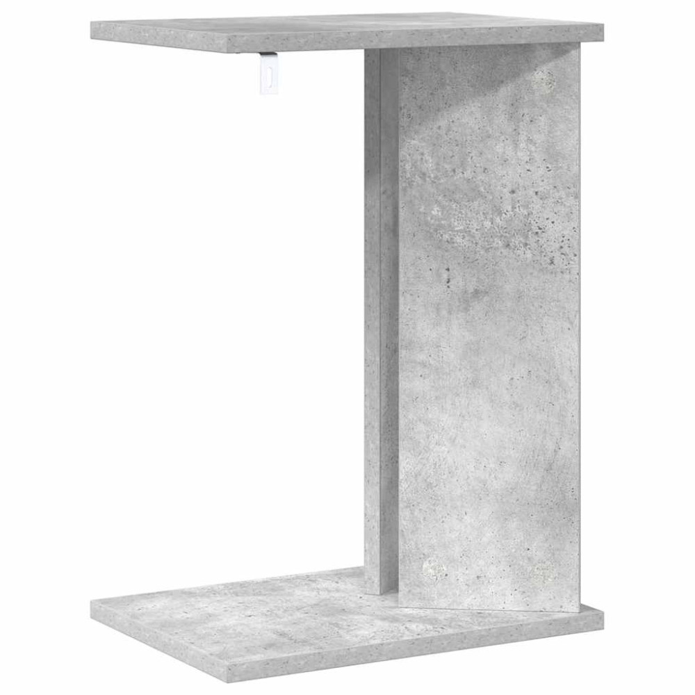 Produktbild för Sidobord Betonggrå 35 x 25 x 50 cm Konstruerat trä