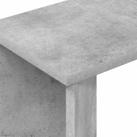 Produktbild för Sidobord Betonggrå 35 x 25 x 50 cm Konstruerat trä