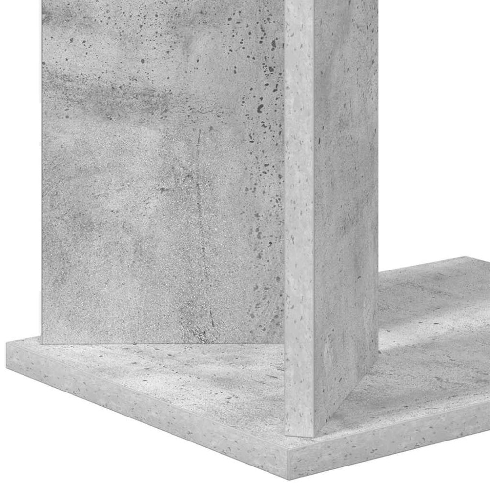 Produktbild för Sidobord Betonggrå 35 x 25 x 50 cm Konstruerat trä