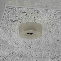 Produktbild för Sidobord Betonggrå 35 x 25 x 50 cm Konstruerat trä