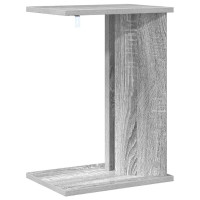 Produktbild för Sidobord Grå Sonoma 35 x 25 x 50 cm Konstruerat trä