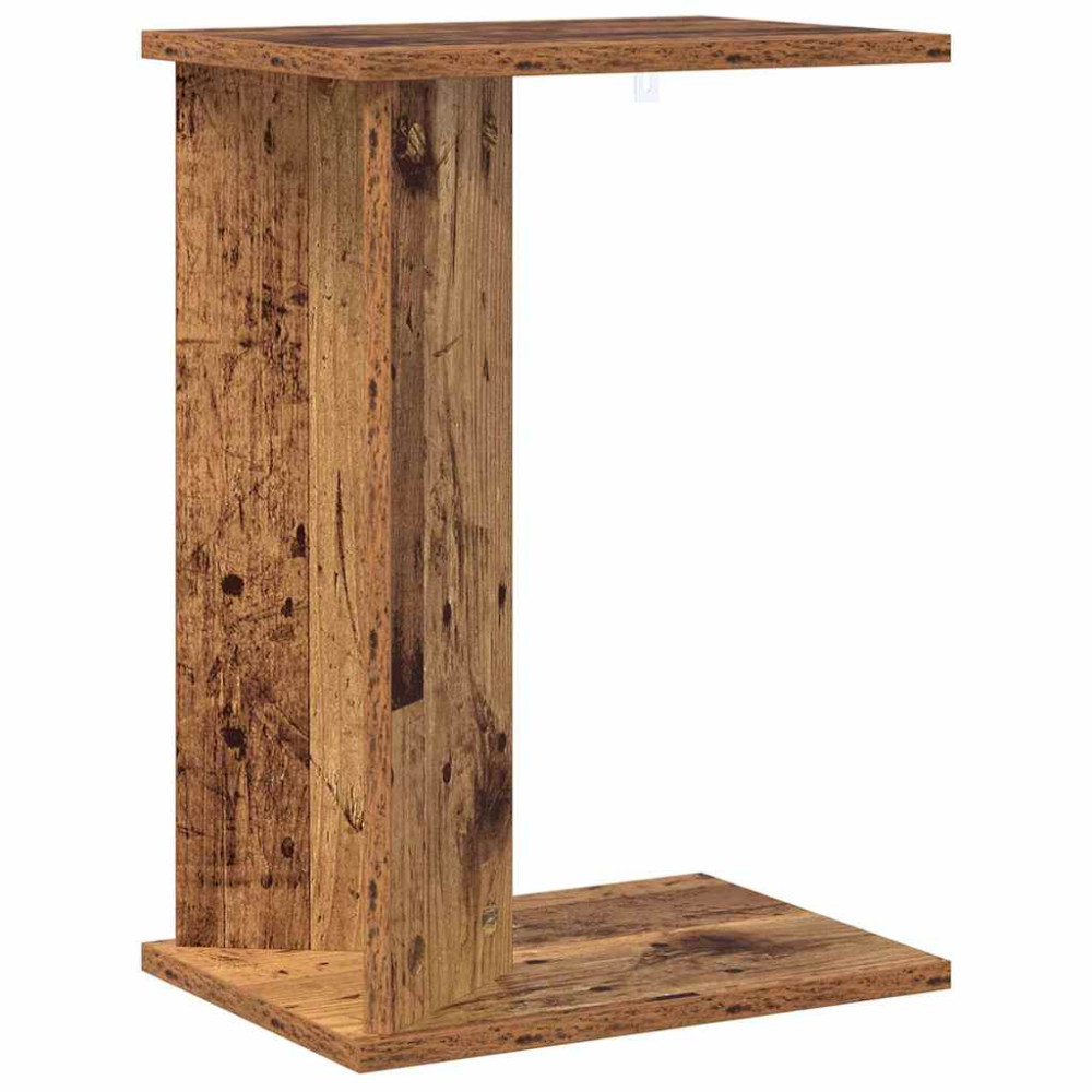 Produktbild för Sidobord Gammalt trä 35 x 25 x 50 cm Konstruerat trä