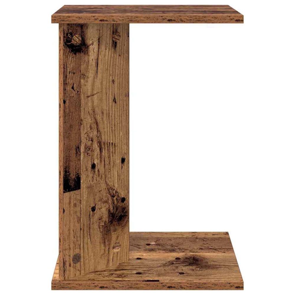 Produktbild för Sidobord Gammalt trä 35 x 25 x 50 cm Konstruerat trä