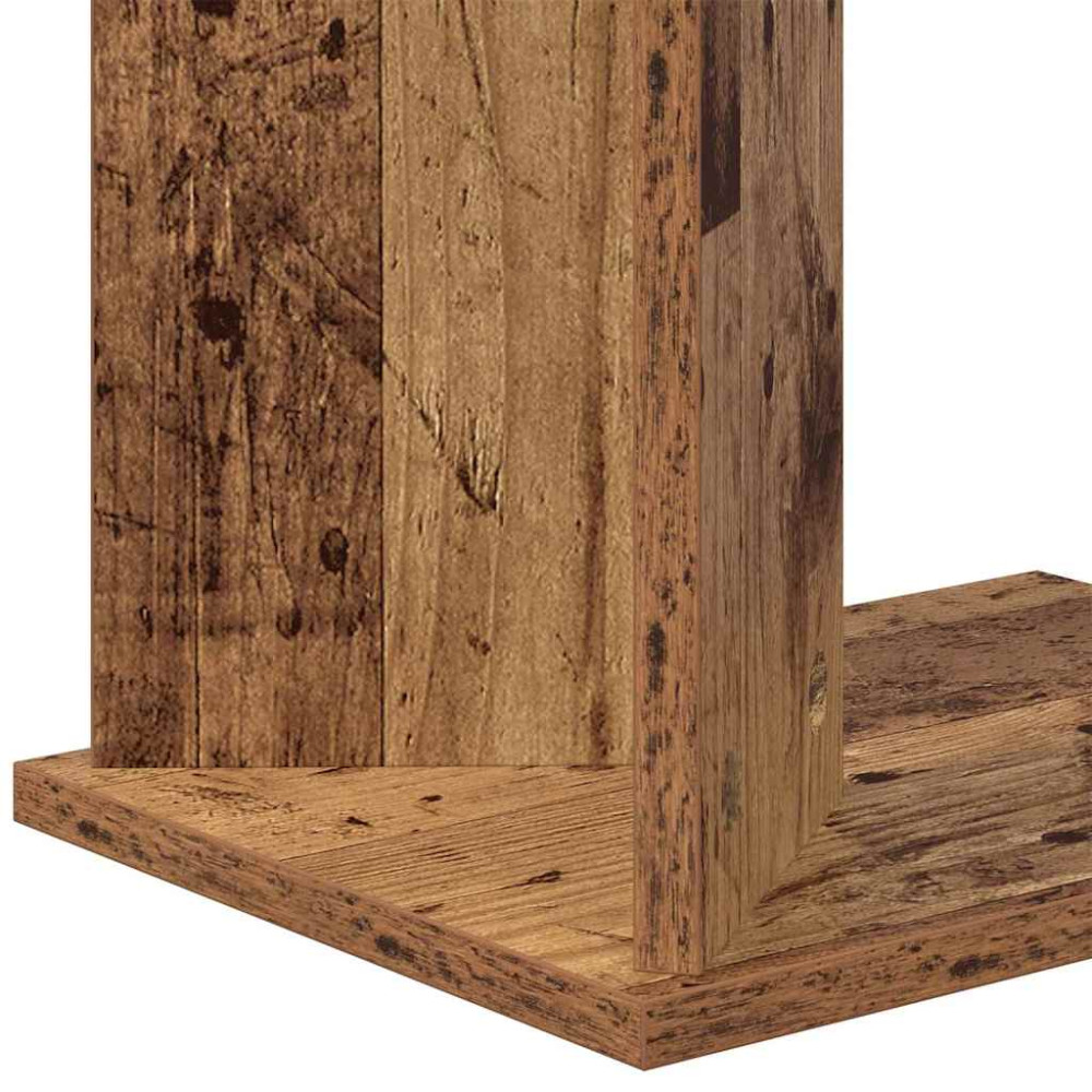 Produktbild för Sidobord Gammalt trä 35 x 25 x 50 cm Konstruerat trä