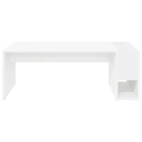 Produktbild för Kaffeebord Vit 101,5 x 50 x 37 cm Konstruerat trä