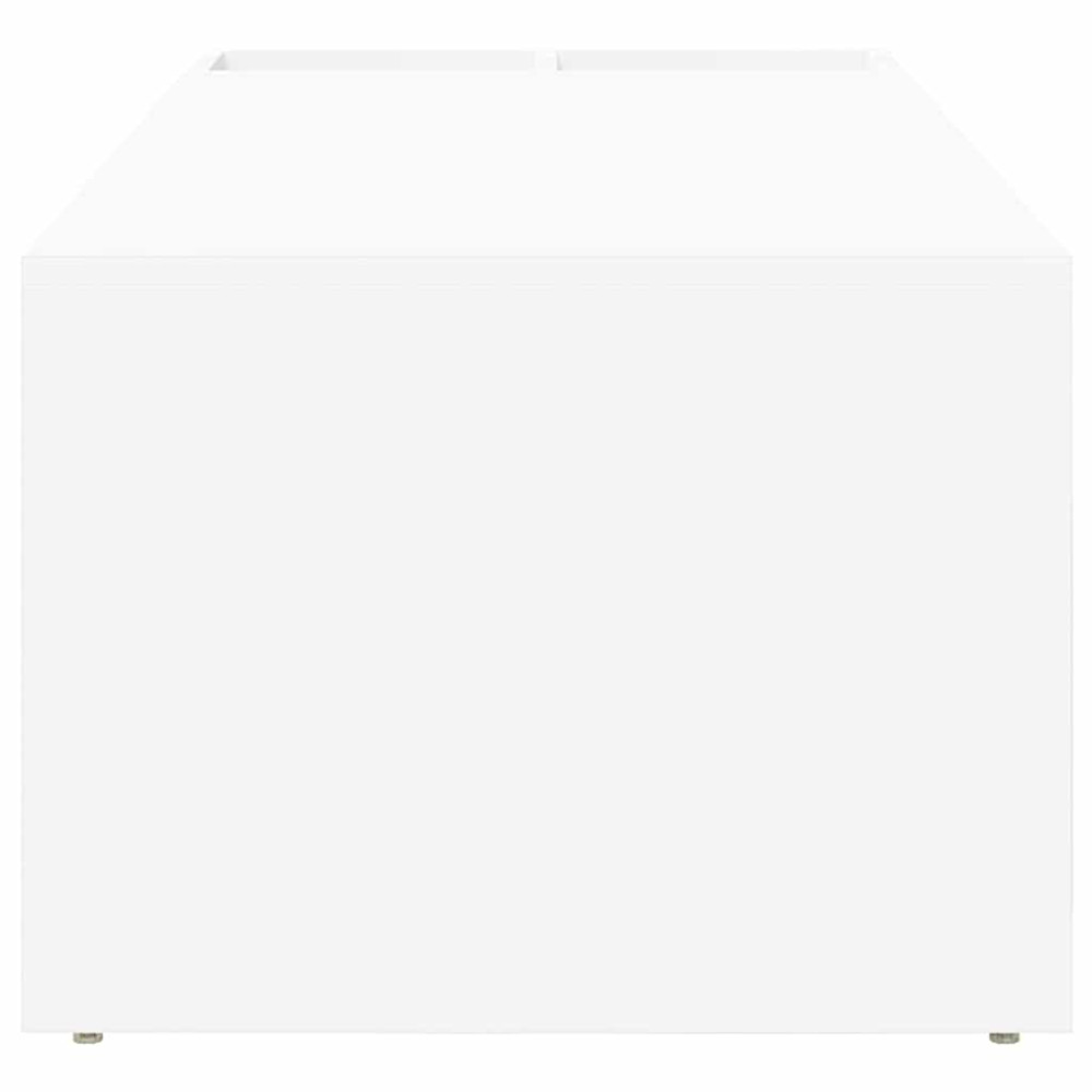 Produktbild för Kaffeebord Vit 101,5 x 50 x 37 cm Konstruerat trä