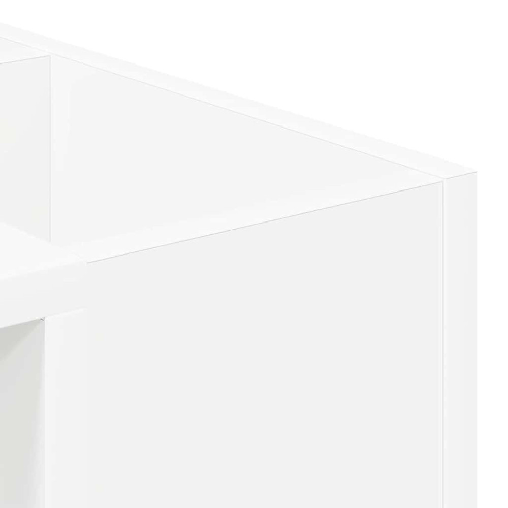 Produktbild för Kaffeebord Vit 101,5 x 50 x 37 cm Konstruerat trä