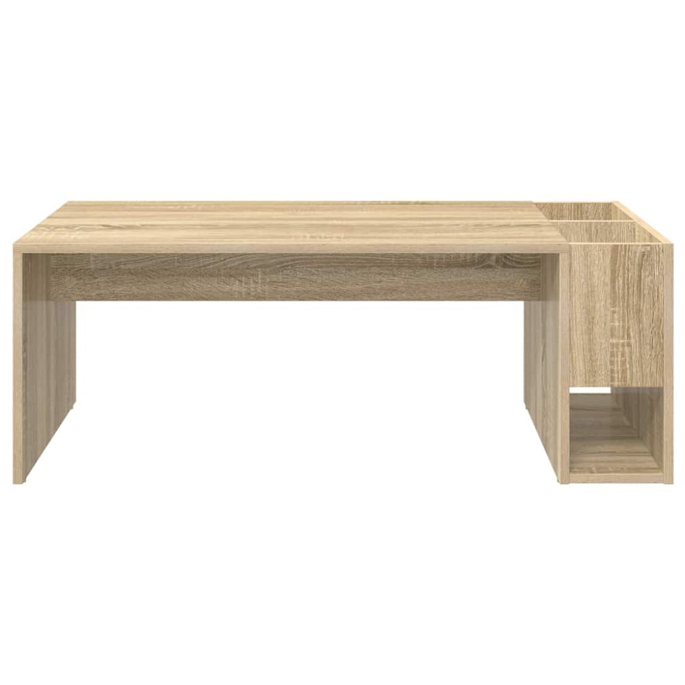 Produktbild för Kaffeebord Sonoma-ek 101,5 x 50 x 37 cm Konstruerat trä