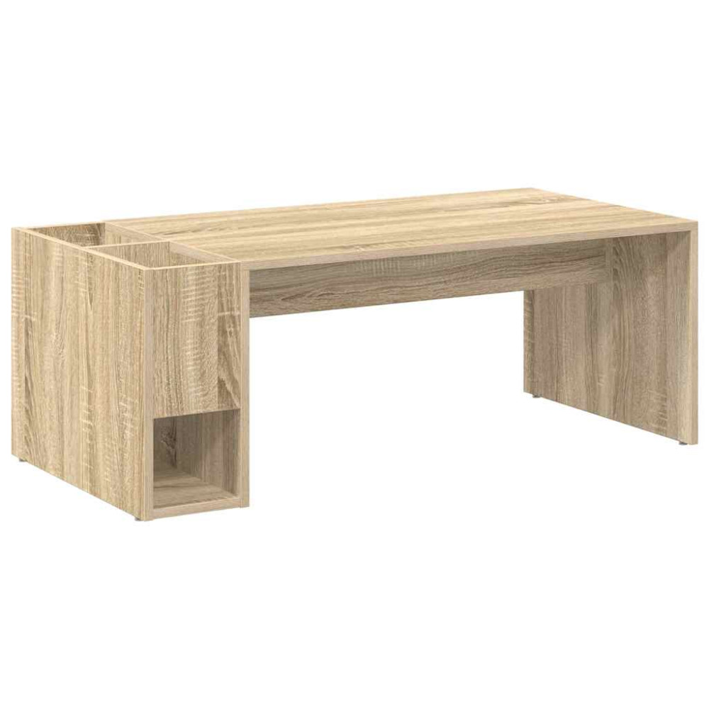 Produktbild för Kaffeebord Sonoma-ek 101,5 x 50 x 37 cm Konstruerat trä