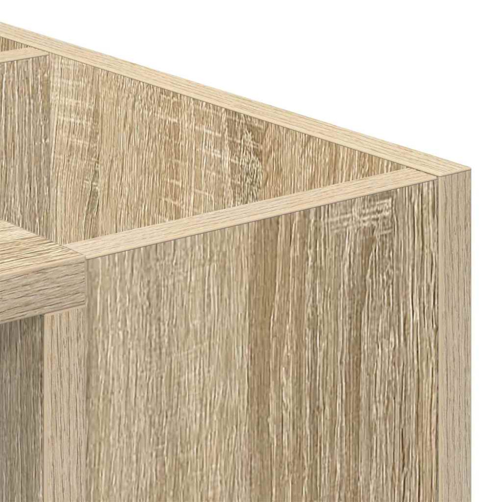 Produktbild för Kaffeebord Sonoma-ek 101,5 x 50 x 37 cm Konstruerat trä