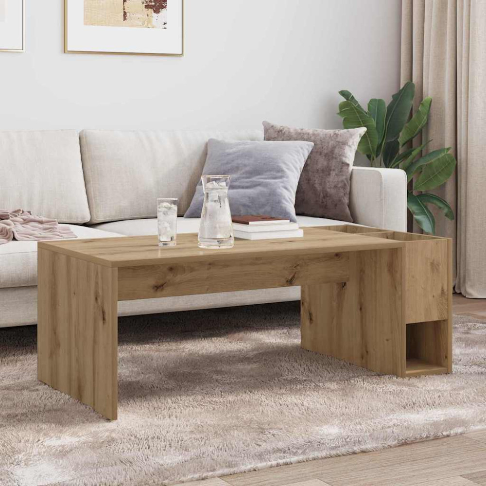 Produktbild för Kaffeebord Artisan Ek 101,5 x 50 x 37 cm Konstruerat trä