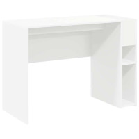 Produktbild för Skrivbord Vit 109 x 50 x 78 cm Konstruerat trä