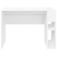 Produktbild för Skrivbord Vit 109 x 50 x 78 cm Konstruerat trä