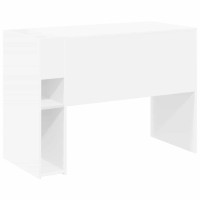 Produktbild för Skrivbord Vit 109 x 50 x 78 cm Konstruerat trä