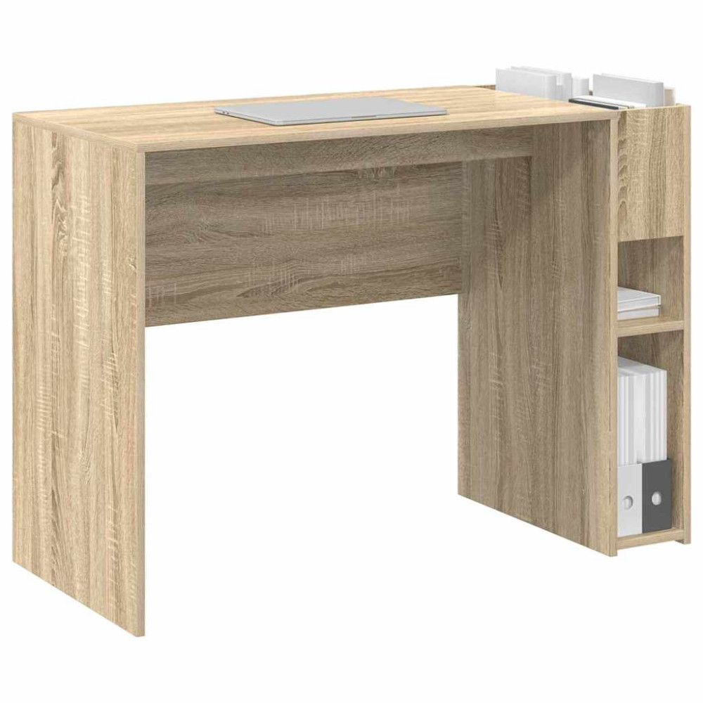 Produktbild för Skrivbord Sonoma-ek 109 x 50 x 78 cm Konstruerat trä