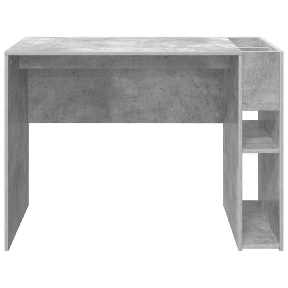 Produktbild för Skrivbord Betonggrå 109 x 50 x 78 cm Konstruerat trä