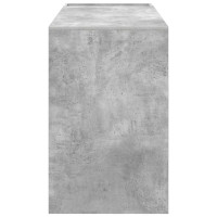 Produktbild för Skrivbord Betonggrå 109 x 50 x 78 cm Konstruerat trä