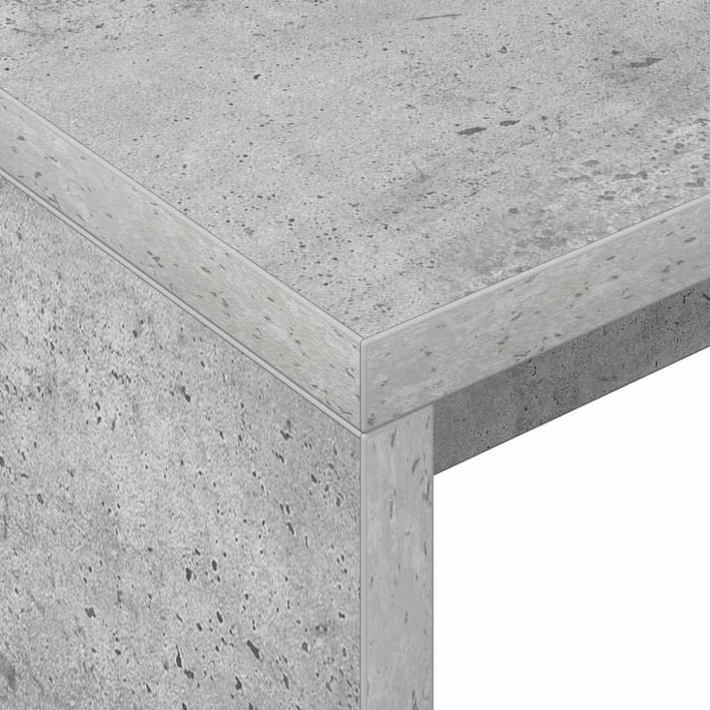 Produktbild för Skrivbord Betonggrå 109 x 50 x 78 cm Konstruerat trä