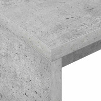 Produktbild för Skrivbord Betonggrå 109 x 50 x 78 cm Konstruerat trä