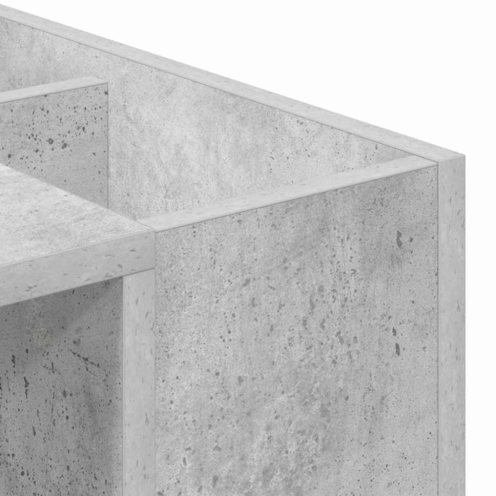 Produktbild för Skrivbord Betonggrå 109 x 50 x 78 cm Konstruerat trä