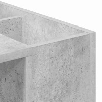 Produktbild för Skrivbord Betonggrå 109 x 50 x 78 cm Konstruerat trä