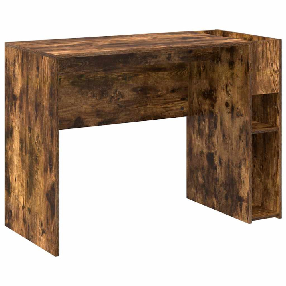 Produktbild för Skrivbord Rökt ek 109 x 50 x 78 cm Konstruerat trä