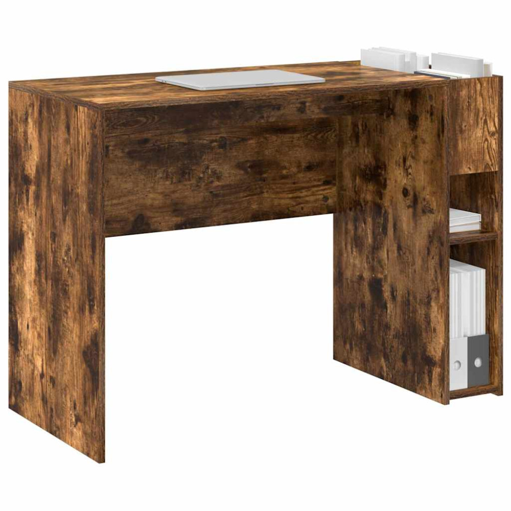 Produktbild för Skrivbord Rökt ek 109 x 50 x 78 cm Konstruerat trä