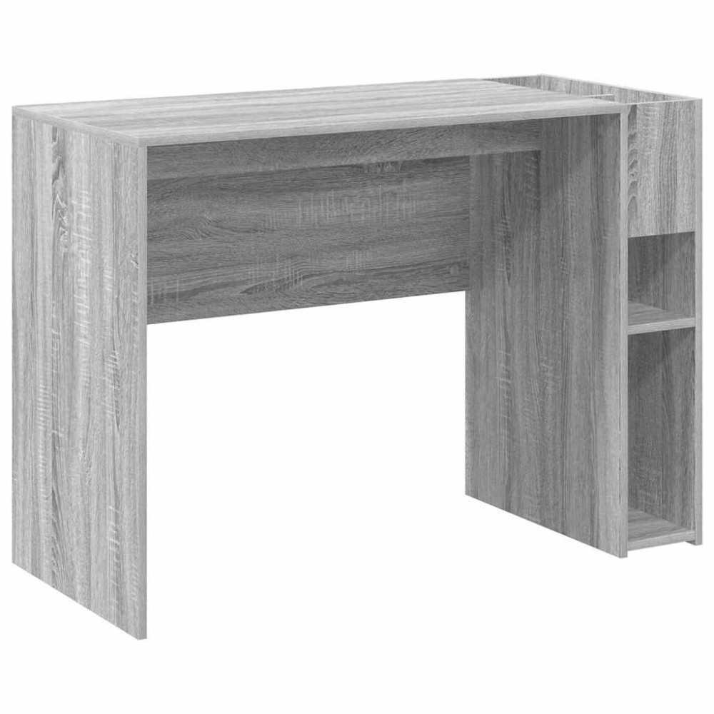 Produktbild för Skrivbord Grå Sonoma 109 x 50 x 78 cm Konstruerat trä