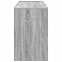 Produktbild för Skrivbord Grå Sonoma 109 x 50 x 78 cm Konstruerat trä