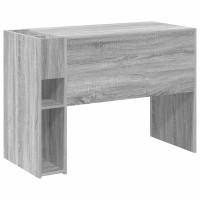 Produktbild för Skrivbord Grå Sonoma 109 x 50 x 78 cm Konstruerat trä