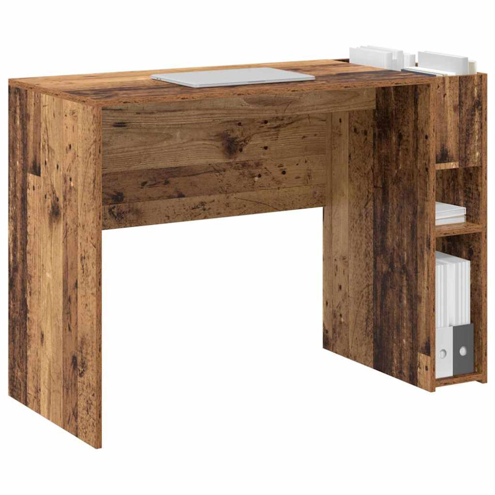 Produktbild för Skrivbord Gammalt trä 109 x 50 x 78 cm Konstruerat trä