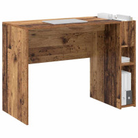 Produktbild för Skrivbord Gammalt trä 109 x 50 x 78 cm Konstruerat trä