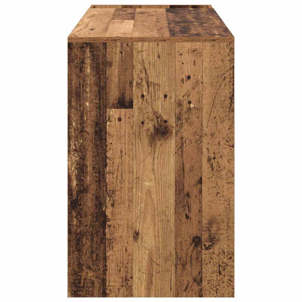 Produktbild för Skrivbord Gammalt trä 109 x 50 x 78 cm Konstruerat trä