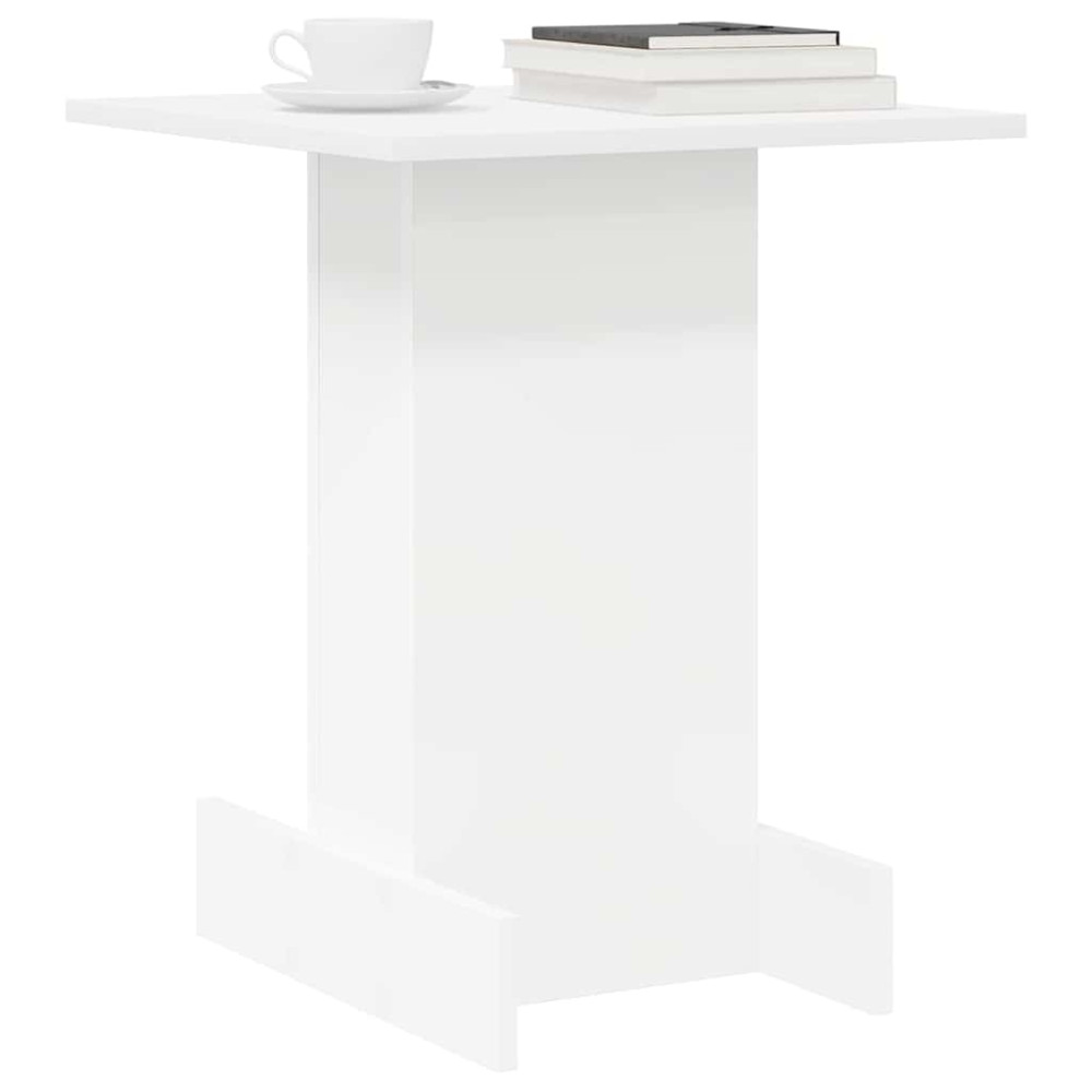 Produktbild för Sidobord Vit 44,5 x 45 x 55 cm Konstruerat trä