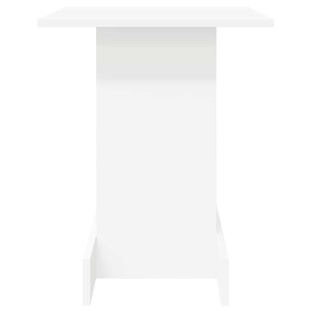Produktbild för Sidobord Vit 44,5 x 45 x 55 cm Konstruerat trä