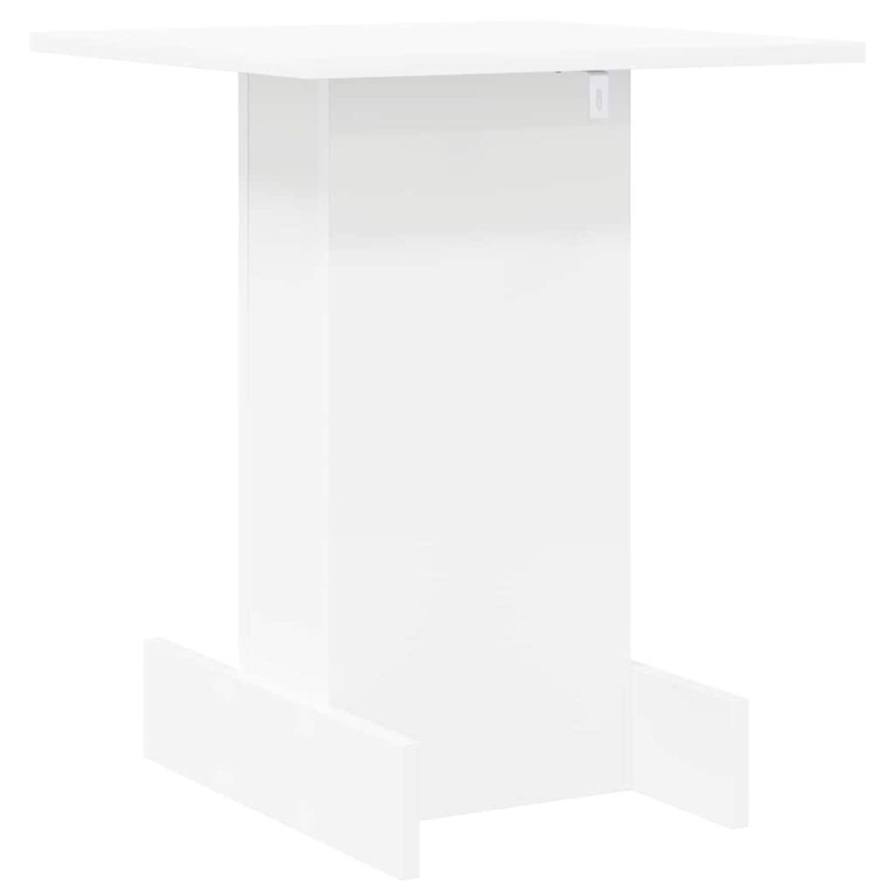 Produktbild för Sidobord Vit 44,5 x 45 x 55 cm Konstruerat trä