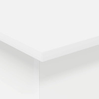 Produktbild för Sidobord Vit 44,5 x 45 x 55 cm Konstruerat trä
