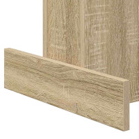 Produktbild för Sidobord Sonoma-ek 44,5 x 45 x 55 cm Konstruerat trä